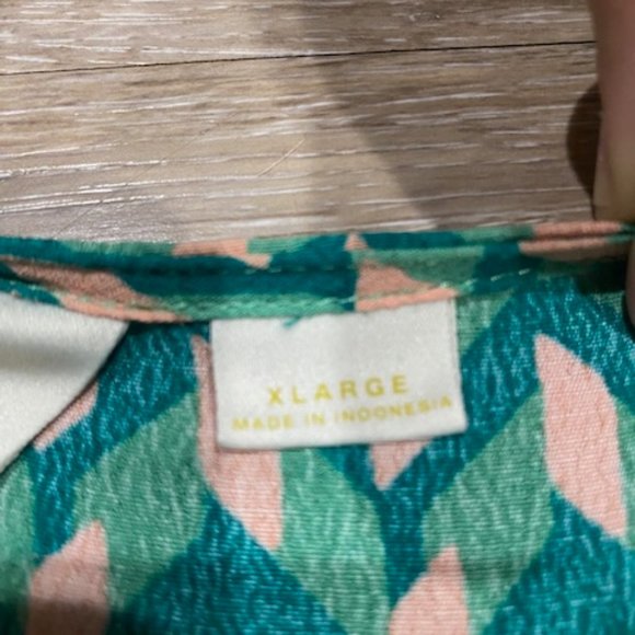 Maeve Anthropology Rayon Dress With Lining Green - Picture 4 of 4